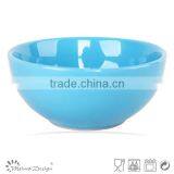 Blue Round Tableware Cereal Bowl Blue Color High Quality Microwave Safe Bowl thumbnail-1
