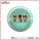 Baby Safety Blue Coate Boy in Hat Design Children Melamine Dinner Plates With Cartoon thumbnail-2