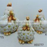 Ceramic Easter Chicken for Spring Home thumbnail-1