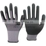 NMSAFETY High Technology15 Gauge Nylon and Spandex Foam Nitrile Coated Work Gloves thumbnail-2