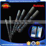 6pcs Nano Nitrogen Aluminum Titanium Coating Straight Shank Hss Twist Drill Bits Cobalt Fully Ground Bright Finish Drilling