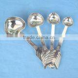 4 Pcs Stainless Steel Heart Shape Measuring Spoon/cups thumbnail-1