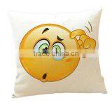 Customized Cute QQ Expression Digital Printing Emoji Pillow thumbnail-1