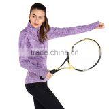 Wholesale Women Gym Fitness Jacket Breathable Outer Sports Wear 2017 thumbnail-2