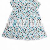Organic Cotton Printed Girl's Puff Sleeve Summer Dress thumbnail-2