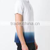 Trend Plain White Gradient Color Polo t Shirts for Mens thumbnail-3