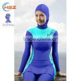 Zakiyyah '5585 Wholesale Swimwear for African Woman With Print Fabric Fashion Design Muslim Swimwear thumbnail-3