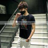 Summer New ICONS Printed Round Collar Short Sleeve T-shirt 2017 Personality thumbnail-1