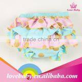 Cute Baby Bloomers Fashion Children Short Pants With Dot Ruffled Pants thumbnail-1