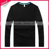 Long Sleeve Mens 100% Cotton Wholesale Cheap Blank Tee Shirt Shirt thumbnail-1