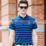 Blue T Shirt Polo Shirt Designs For Men With Custome Logo thumbnail-1