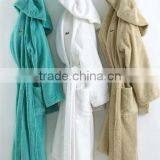 Women Polar Fleece Bathrobes Coral Fleece Robe thumbnail-1