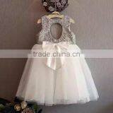 Modern Summer Lace Flower Baby Girl Birthday Vest Dress thumbnail-2