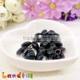 12mm Wire Loop Back Solid Black Craft Felted Animal Knitting Toys Glass Eyes thumbnail-4