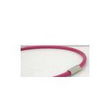 Tourmaline Negative Ion Far Infrared Energy Silicone Necklace VNN-022 thumbnail-1