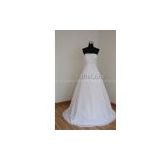 V9409(f)-A-line chiffon wedding dress,beach bridal gown