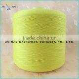20s/6 20s/9 Dyed Yellow 100% Virgin Polyester Spun Yarn thumbnail-1