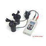 Industrial Handheld Anemometer For Air Temperature , Gray Color