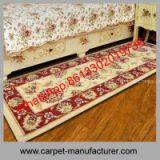 China Machine Made Loop Tile Jacquard Wool Carpet Rugs With PP Backing thumbnail-1