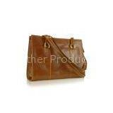 casual weekend Women Vintage Brown Leather Handbags With Customized logo