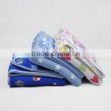 Knitting Foldable Stitched Polar Fleece Plaid Blanket thumbnail-4