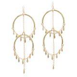 Fashion Jewelry Leaf Chandelier Earring thumbnail-1