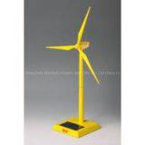 Die Cast Yellow Home Decorations Solar Windmill Model