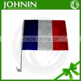 Cheap manufacturer JOHNIN promotional custom gift French car flag
