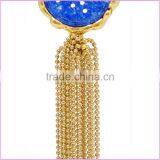 Latest Design Fashion Jewelry Gold Plated Long Tassel Earring For Women thumbnail-4