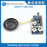 Speaking voice module greeting card sound chip