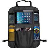 multi pocket travel storage pockets bag with tablet holder
