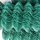 Galvanized and PVC Coated Rhombus Chain Link Fence thumbnail-3