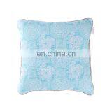 Decorative Double Sides Blue Floral Flowers Printed Outdoor Cushions for Garden thumbnail-3