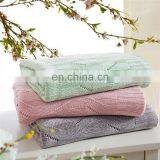 2020 Summer Drop Shipping Super Sleeping Experience Bamboo Fiber Knitted Throw Travel Bedding Blanket With Competitive Price thumbnail-2