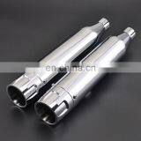 High Quality Chrome Steel Slip-On Mufflers Exhaust Pipes Fits For Harley Sportster XL 1200N 883 thumbnail-2
