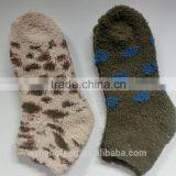 Winter Printed Cotton Velvet Room Socks thumbnail-5