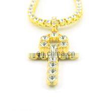 Hips Hop Hip-hop Multilayer Crucifix Clear Christ Cross Pendant Necklace thumbnail-5