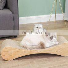 Hot Selling Eco-Friendly Corrugated Paper Cat Scratcher Cardboard Animal Scratching Post thumbnail-4