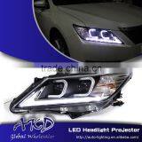 AKD Car Styling for Toyota Camry LED Headlights A-Type 2012-2014 Camry LED Head Lamp Projector Bi Xenon Hid H7 thumbnail-1
