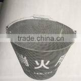 RED FIRE BUCKET METAL thumbnail-2