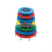 Cheap price round portable mini jumping bed indoor trampoline park for kids