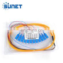 FTTH PVC/LSZH 12-ядерный ленточный пигтейл с разъемом SC/UPC, оптоволоконный фан-аута пигтейл, 12-ядерные пигтейлы thumbnail-2