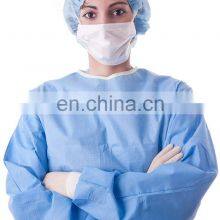 Disposable Sterile Hospital Patients Surgical Gown Sms Knitted Cuffs Ppe Nonsurgical Gowns thumbnail-2