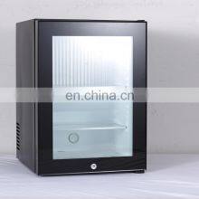 China Decorative Hotel Beauty Energy Saving 12v India Cold Storage Glass Small Single Door Fridge Mini Refrigerator Low Price thumbnail-2