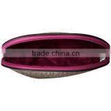 Fashion Gold Stone Pattern 2 Piece Shell Shape Cosmetic Bag Set Leather thumbnail-5