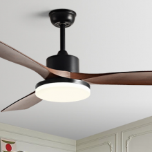 52 Inch Ceiling Fan Light Solid Wood Fan Light LED Non Flashing Ceiling Restaurant Light（Wechat:13510231336） thumbnail-3