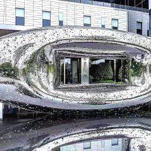 Stainless Steel Sculpture Manufacturer Stainless Steel Landscape Sculpture Ornament Park Square Metal Sculpture thumbnail-2