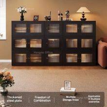 Luxury Commercial Jewelry Display Case Perfume Showcase With Glass Doors for Retail Shop and Hotel Lobby thumbnail-2