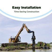 Non Toxic Vinyl Sheet Pile Environmentally Safe for Aquaculture Ponds and Wetlands thumbnail-3