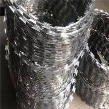 Barbed Razor Wire Roll Powder Coated for Security Wire Fencing and Prison Perimeter Fence Application Long Lasting thumbnail-5